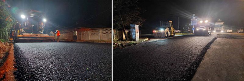 Kartepe Sarımeşe Şenlik Caddesi asfaltlandı