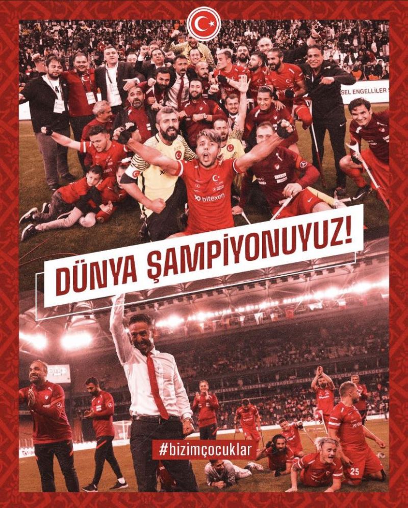 2022 Ampute Dünya Kupasında Finalinde Angola’yı 4-1 yenerek ..