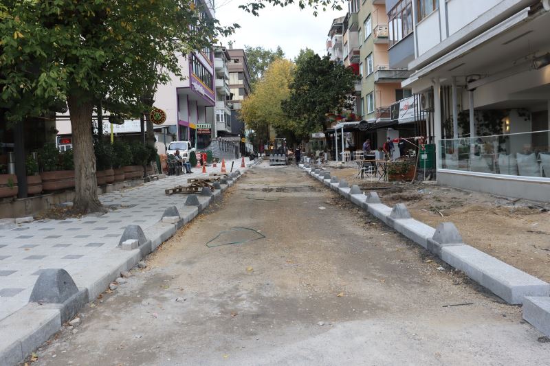 CEBESOY SOKAĞI IŞIL IŞIL HALE GETİRMEK İÇİN ÇALIŞMALAR SÜRÜYOR