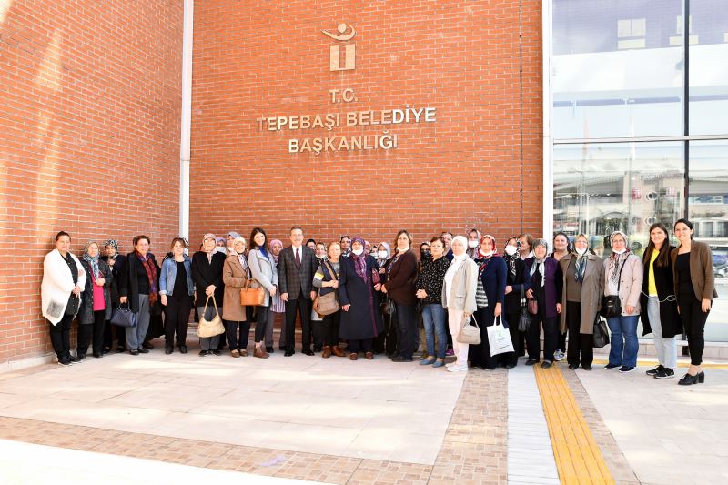 İLÇE SAKİNİ KADINLAR TEPEBAŞI PROJELERİNİ YERİNDE GÖRDÜ