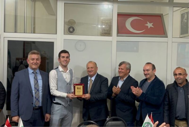 BAŞKAN TAVLI GURBETTEKİ ÜNYELİLERLE BULUŞTU
