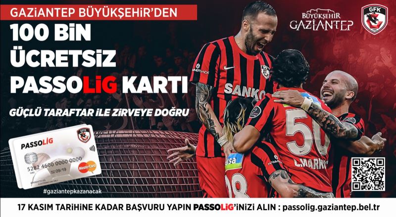 BÜYÜKŞEHİR’DEN GFK TARAFTARLARINA 100 BİN ÜCRETSİZ PASSOLİG KARTI
