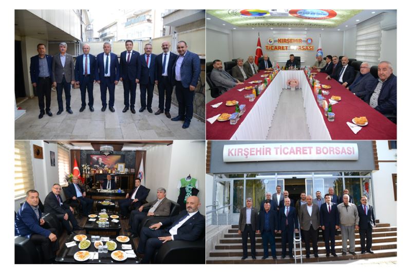 BAŞKANIMIZ EKİCİOĞLU, KESOB VE TİCARET BORSASI’NI ZİYARET ETTİ