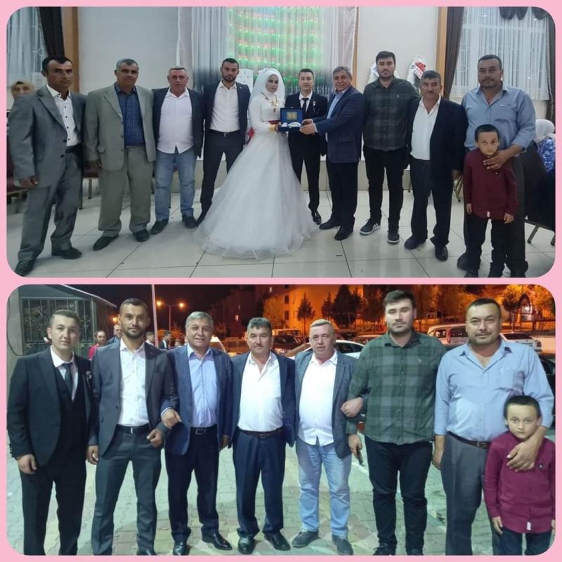 Genç çiftlere iki cihan saadeti temenni ediyoruz.