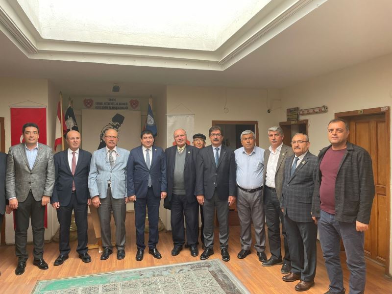 BAŞKANIMIZ EKİCİOĞLU, KIRŞEHİR EMEKLİ ASTSUBAYLAR DERNEĞİ’Nİ ZİYARET ETTİ