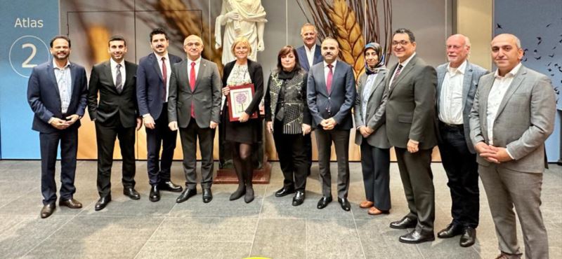 BAKAN YARDIMCISI ŞENSOY, WAGENINGEN ÜNİVERSİTESİ YÖNETİM KURULU BAŞKANI HEIMOVAARA İLE GÖRÜŞTÜ
