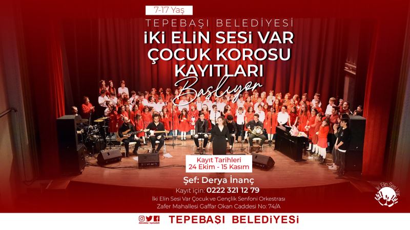 İKİ ELİN SESİ VAR ÇOCUK KOROSU İÇİN KAYITLAR BAŞLIYOR