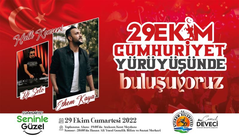 Cumhuriyet coşkusu Atakum sokaklarına taşacak
