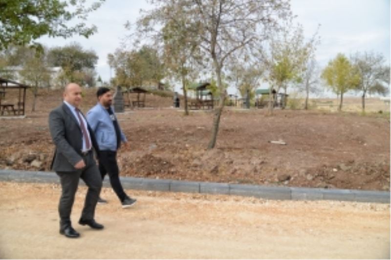 Genel Sekreter Çiftçi, Recai Kutan Piknik Alanında çalışmaları inceledi