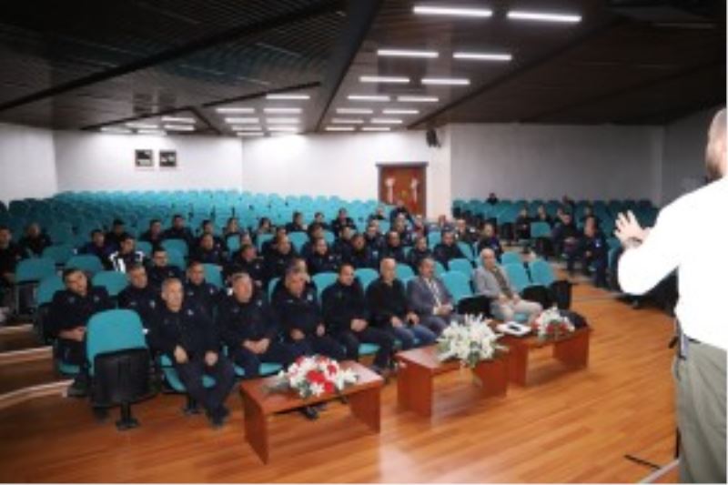 Zabıta personeline kaçakçılık ve uyuşturucu eğitimi verildi