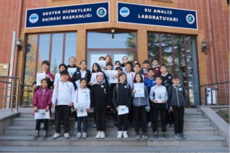 ÇOCUKLAR SU TASARRUFUNU ÖĞRENİYOR