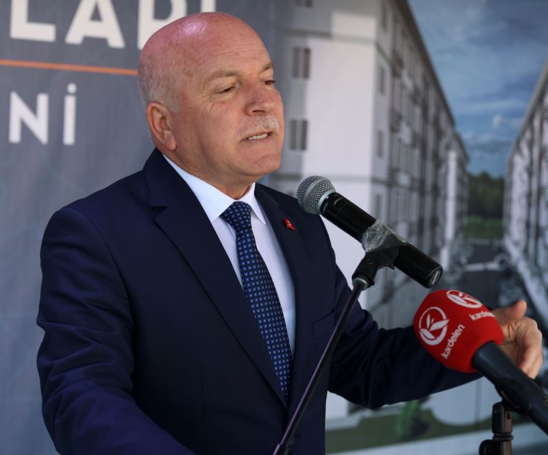 BÜYÜKŞEHİR’İN YATIRIM SEFERBERLİĞİ SÜRÜYOR: SANCAK KONUTLARI’NIN TEMELİ ATILDI