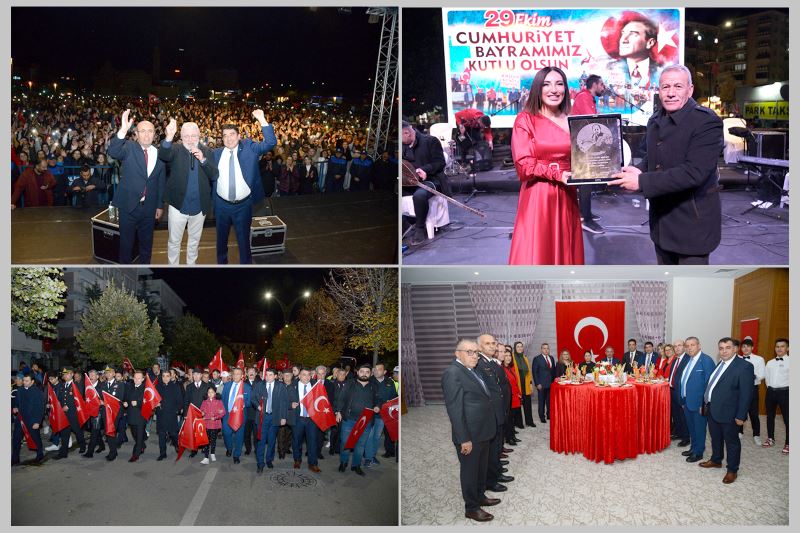 CACABEY MEYDANI’NDAKİ CUMHURİYET KONSERİNE YOĞUN İLGİ VARDI
