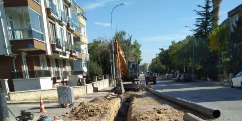 KOCATEPE MAHALLESİ İÇME SUYU HATTI ÇALIŞMALARI DEVAM EDİYOR