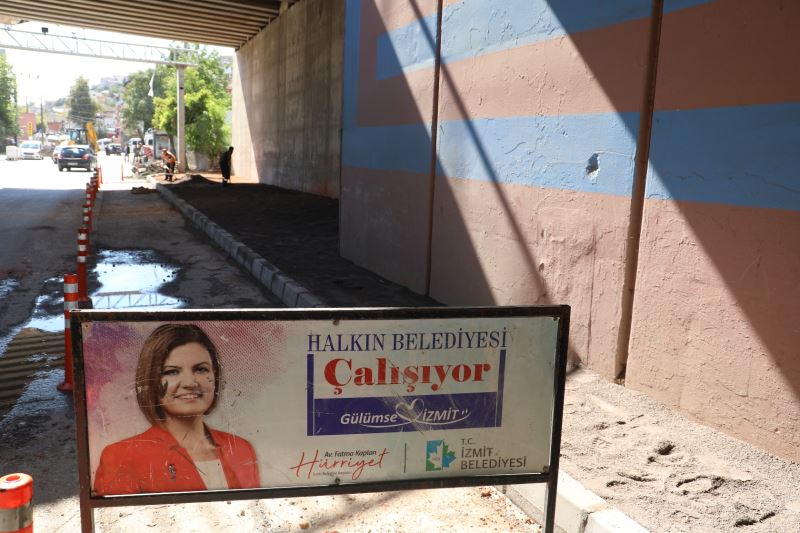 İZMİT BELEDİYESİ KENTTE GÜVENLİ ALANLAR OLUŞTURMAYA DEVAM EDİYOR