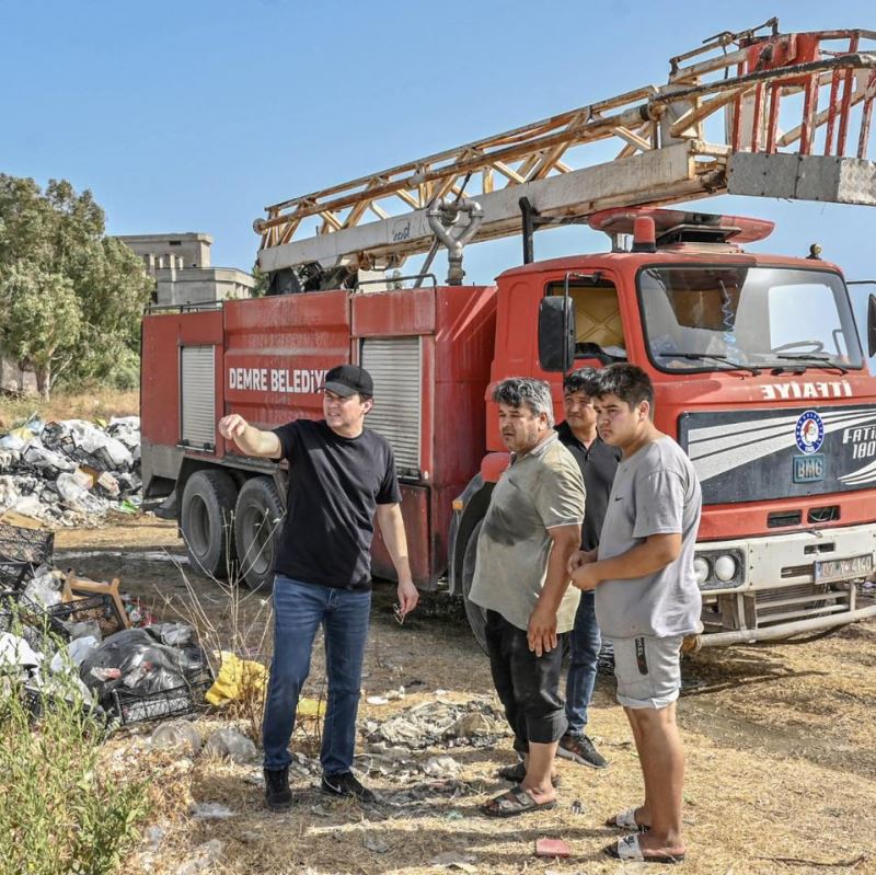 Sazlık alanda çıkan yangın kontrol altına alındı.????