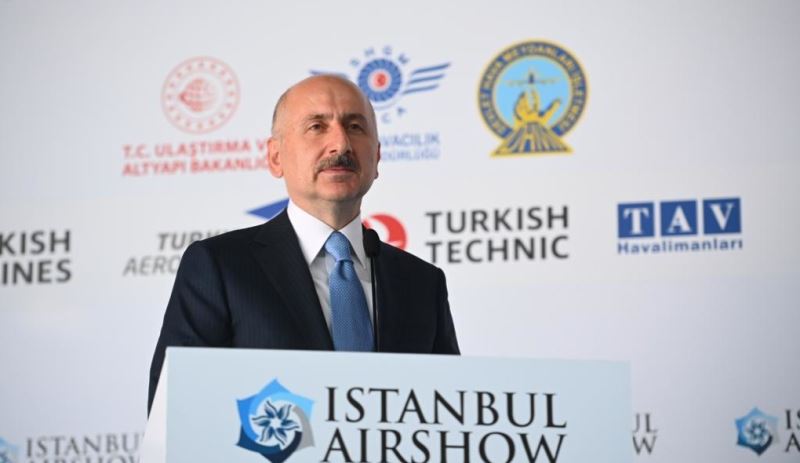 ULAŞTIRMA VE ALTYAPI BAKANI KARAİSMAİLOĞLU: GÖKYÜZÜNDE KURDUĞUMUZ KÖPRÜLERLE KÜRESEL HAVACILIK MERKEZİ OLDUK