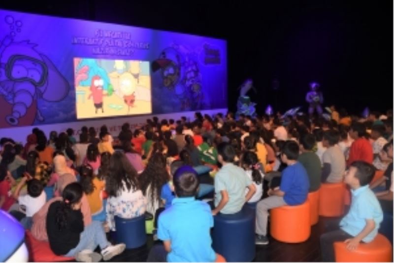 Bilgievi öğrencileri interaktif gösteriye katıldı