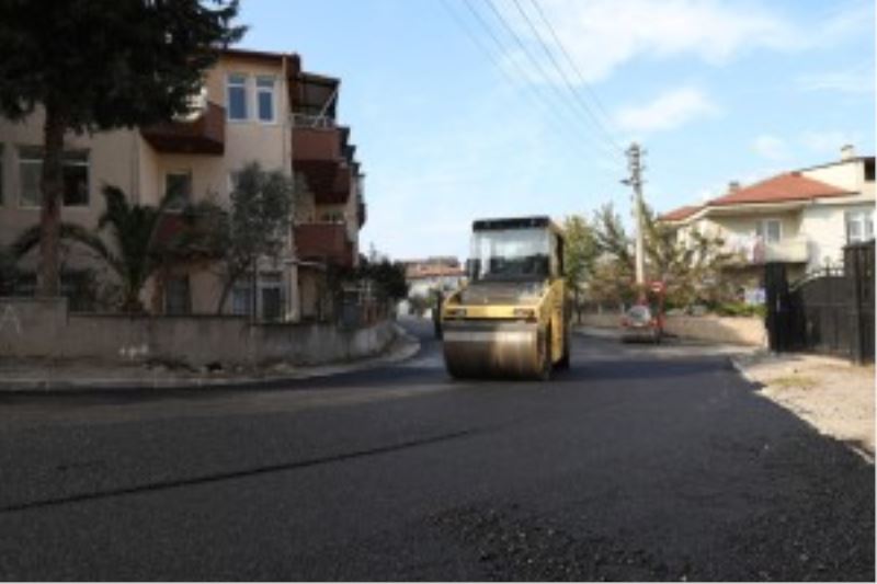 ZEYTİN SOKAK ASFALTINA KAVUŞTU