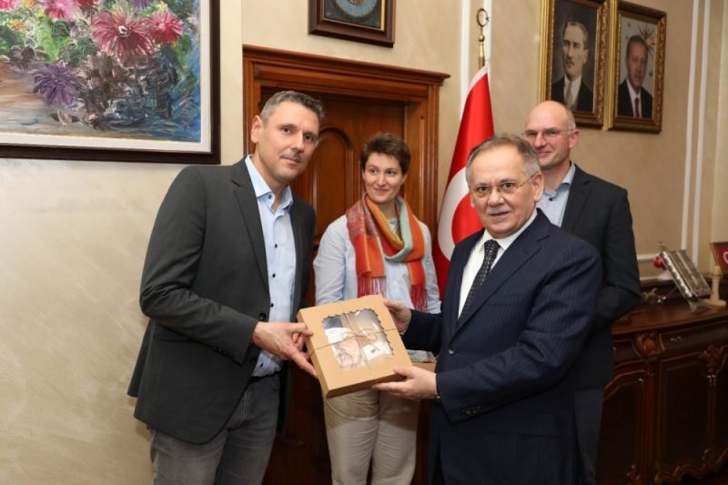 Alman heyeti Büyükşehir Belediyesi