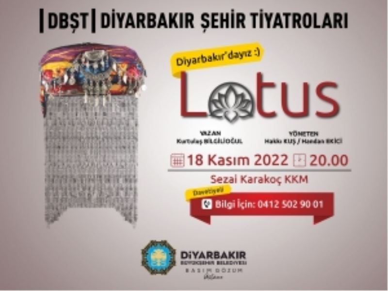 Şehir Tiyatrosu’nun “Lotus” oyunu seyirciyle buluşuyor