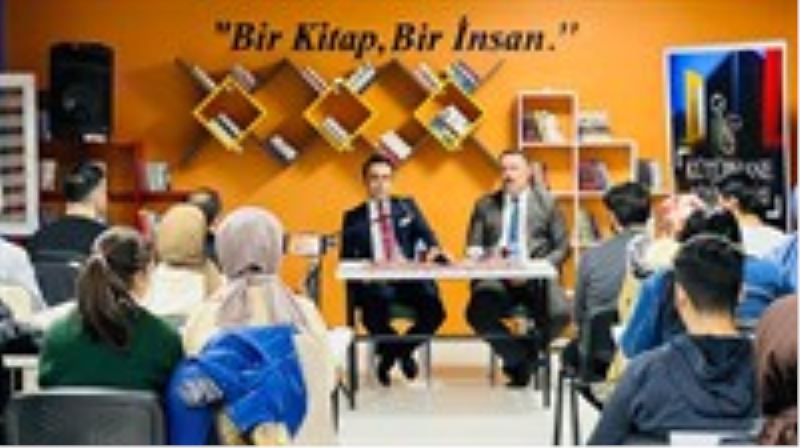 Kütüphane Söyleşilerinde bu hafta Vali Yardımcısı Sayın Talha Battal konuğumuzdu