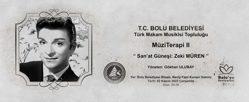 Bolu Belediyesi Türk Makam Musikisi Topluluğu sanatseverlerle buluşuyor