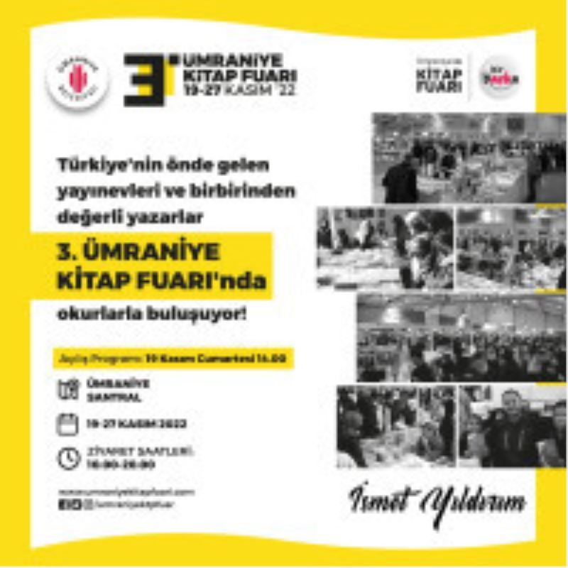ÜMRANİYE KİTAP FUARI 3. KEZ KAPILARINI AÇIYOR