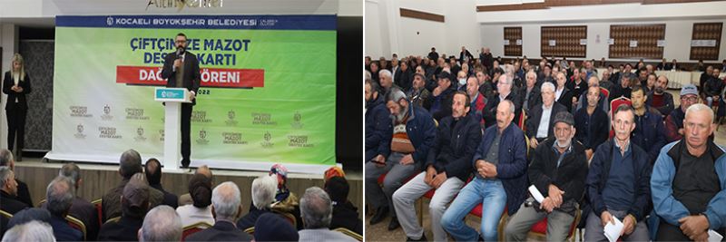 Traktörün deposunu dolduran çiftçi tarlanın yolunu tutuyor