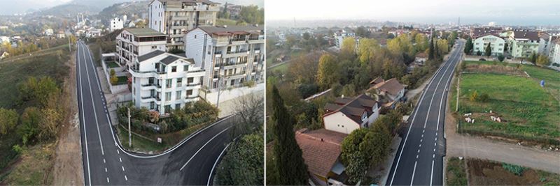 Başiskele Atatürk ve Çınar  caddelerine yol çizgisi