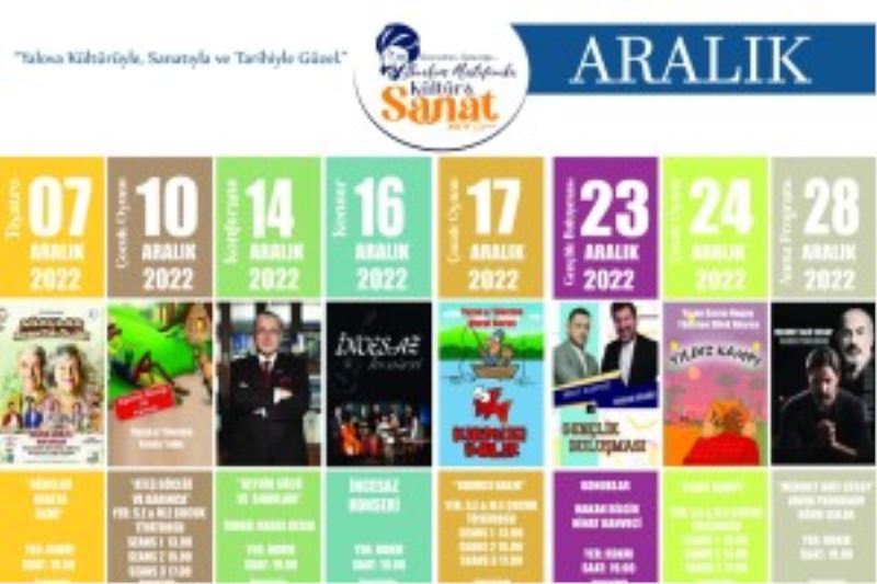 İBRAHİM MÜTEFERRİKA KÜLTÜR VE SANAT SEZONU ARALIK AYINDA DA DOLU DOLU