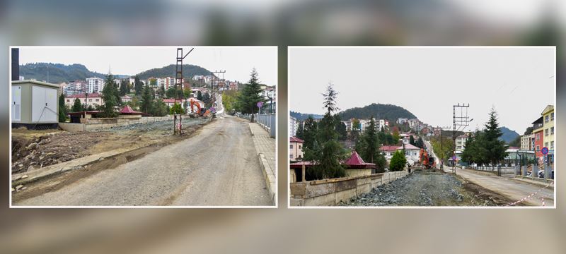 NAMIK KEMAL İLKOKULU’NUN YOLU GENİŞLETİLİYOR