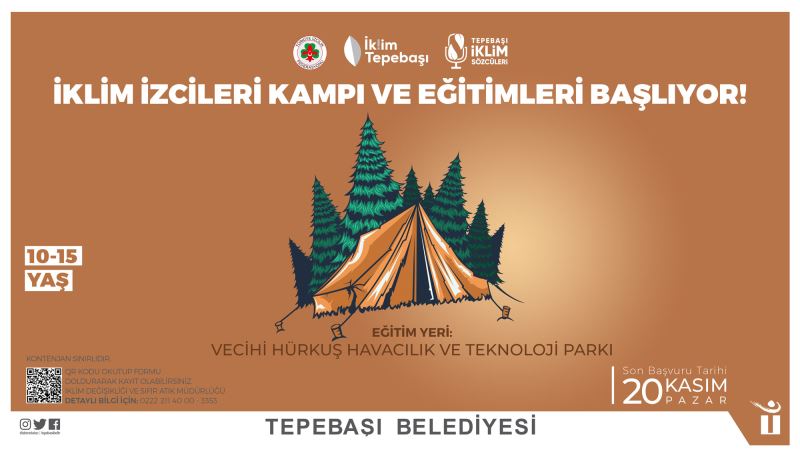 İKLİM İZCİLERİ KAMPI VE EĞİTİMLERİ BAŞLIYOR