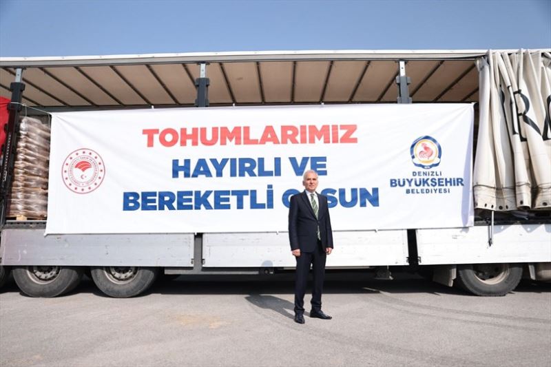 Büyükşehir’in tohum destekleri çiftçiye can simidi oldu