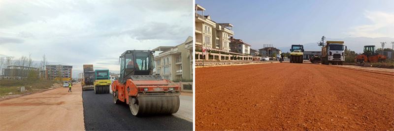 Kartepe Asiller Caddesi’nin 1. etabı asfaltlandı