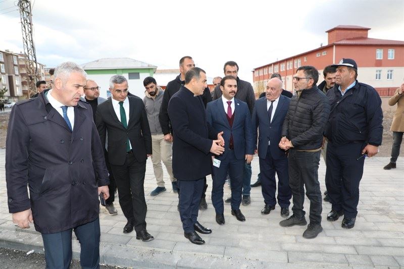 Vali/Belediye Başkan Vekili Sayın Türker Öksüz Belediye Çalışmalarını İnceledi(1)