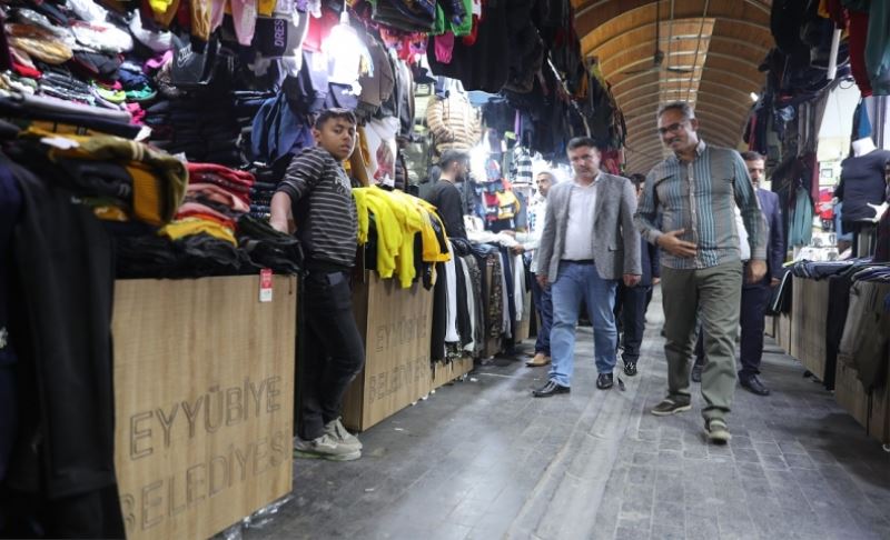 Eyyübiye Belediyesi’nden Tarihi Çarşılara Estetik Dokunuş