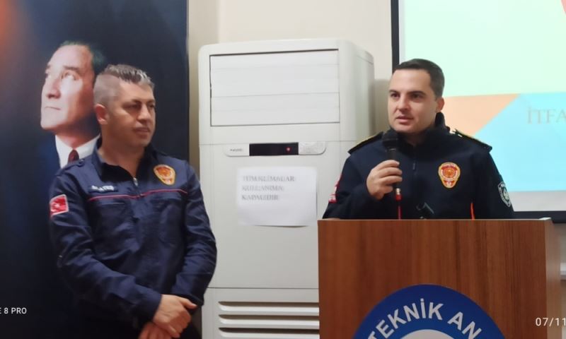 İtfaiyecilik Mesleğini İlk Ağızdan Öğrendiler