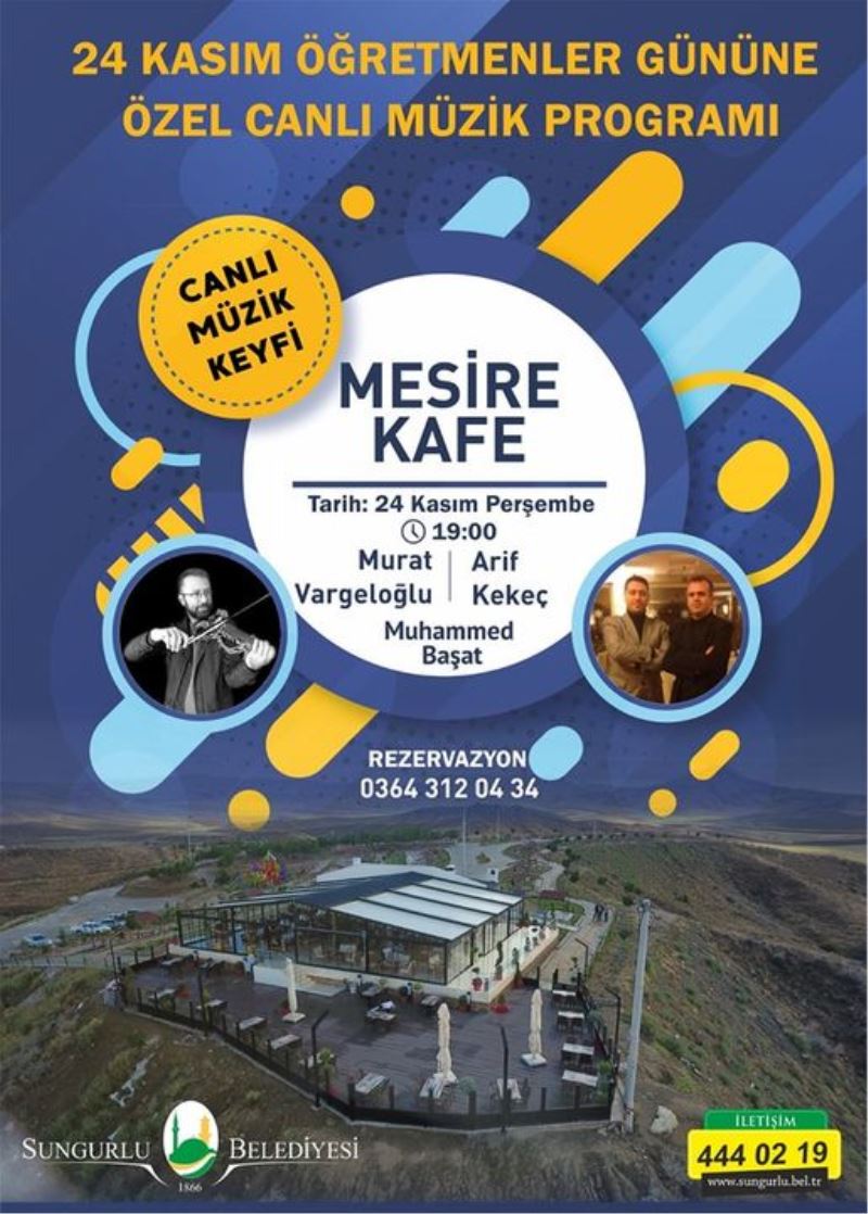 ÖĞRETMENLERİMİZE ÖZEL “CANLI MÜZİK” PROGRAMI