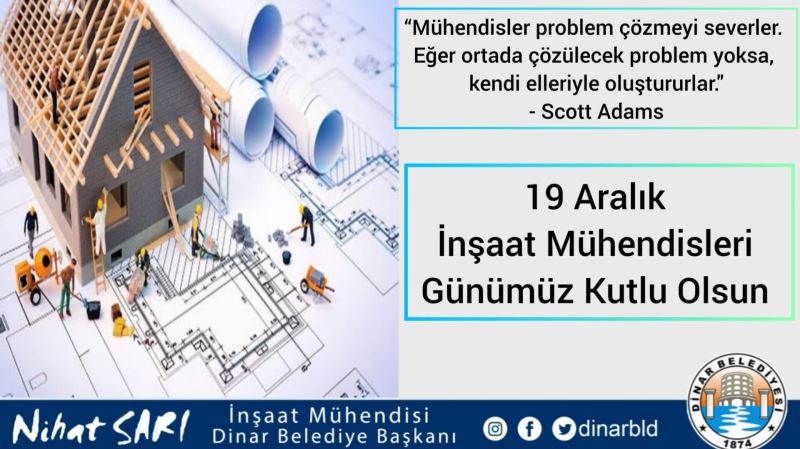 İnşaat Mühendisleri Günümüz Kutlu Olsun