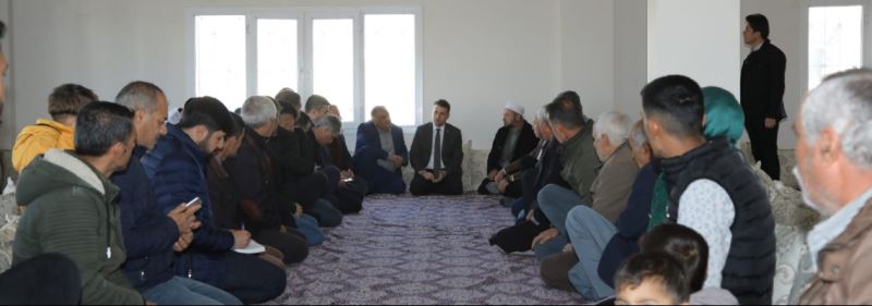 Kaymakam /Belediye Başkan V. Fatih CIDIROĞLU Kırsal Mahalle Ziyaretleri Yapmaya Devam Ediyor