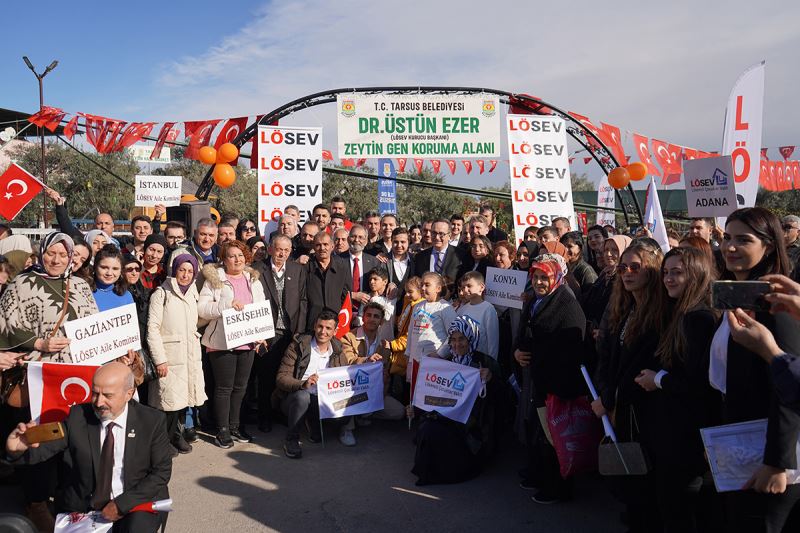 ZEYTİN GEN KORUMA ALANI’NA LÖSEV KURUCU BAŞKANI DR. ÜSTÜN EZER’İN İSMİ VERİLDİ