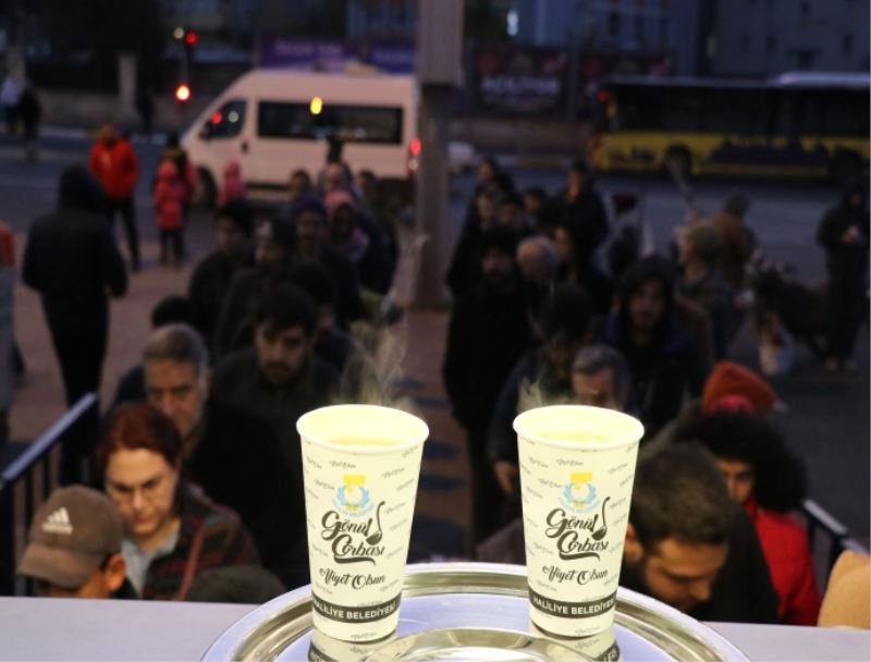 7 BİN KİŞİYE GÜNLÜK “GÖNÜL ÇORBASI” İKRAMI