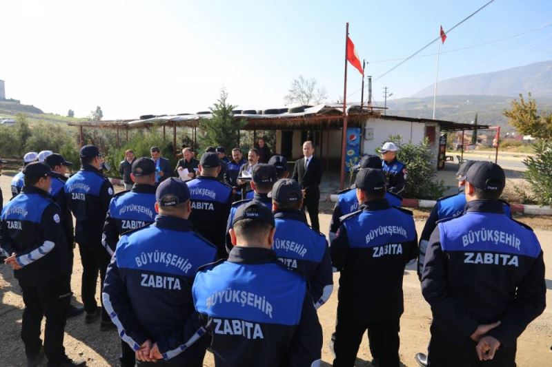 HBB ZABITA EKİPLERİ İL GENELİNDEKİ DENETİMLERE DEVAM EDİYOR
