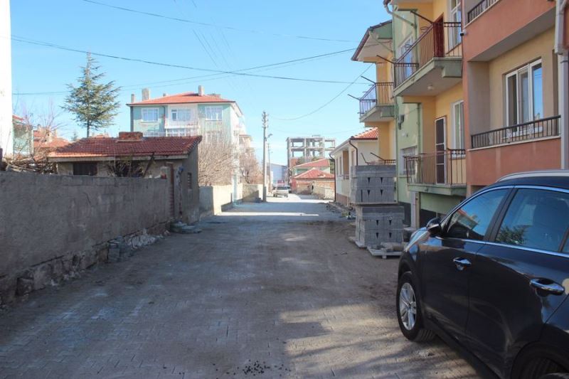 İncili Mahallesi Kilit Parke Döşeme Çalışmaları