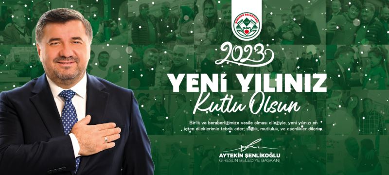 BAŞKAN ŞENLİKOĞLU’NDAN YENİ YIL TEBRİĞİ