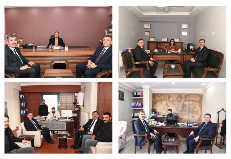 BAŞKAN ASYA, MAVİ İŞ MERKEZİ ESNAFLARINI ZİYARET ETTİ