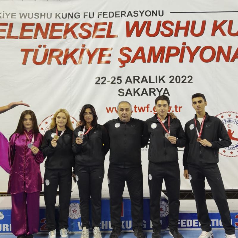 MERAM BELEDİYESPORLU WUSHUCULARDAN 5 MADALYA