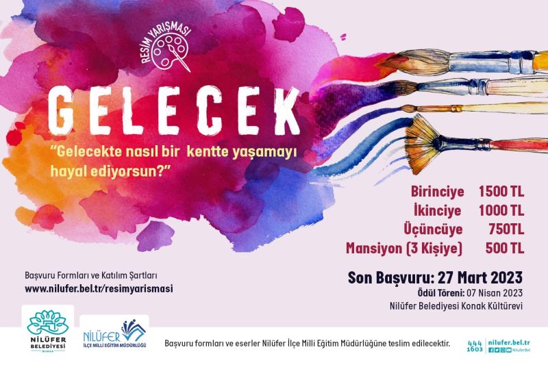 “Gelecekte nasıl bir kentte yaşamayı hayal ediyorsun?” Resim Yarışması