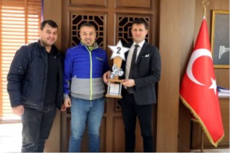 ENDURO SPORCUSU OKUYAN’DAN BAŞKANIMIZ AKAY’A ZİYARET